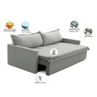 Sofá Sem Caixa Retrátil E Reclinável 1,85m Com Molas Kiara Li