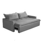 Sofá Sem Caixa Retrátil E Reclinável 1,85m Com Molas Luzia Su