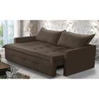 Sofá Sem Caixa Retrátil E Reclinável 1,85m Com Molas Maísa Su