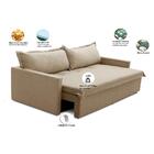 Sofá Sem Caixa Retrátil E Reclinável 1,85m Com Molas Paris Li