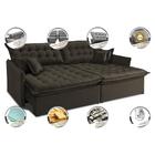 Sofá Sem Caixa Retrátil E Reclinável 1,95m Cama Inbox Versáti