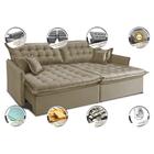 Sofá Sem Caixa Retrátil E Reclinável 1,95m Cama Inbox Versáti