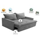 Sofá Sem Caixa Retrátil E Reclinável 2,00m Com Molas Bianca B