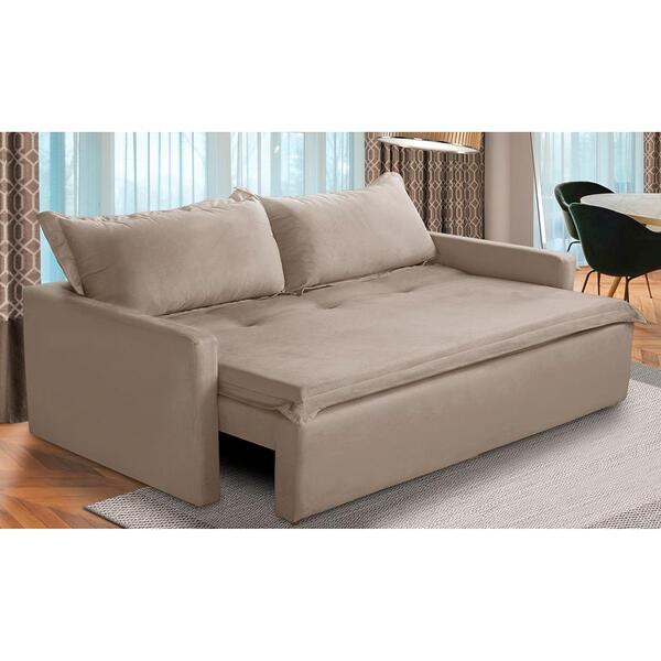 Sofá Sem Caixa Retrátil E Reclinável 2,00m Com Molas Kiara Su