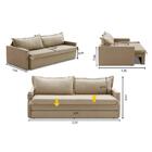 Sofá Sem Caixa Retrátil E Reclinável 2,00m Com Molas Luzia Li