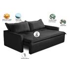 Sofá Sem Caixa Retrátil E Reclinável 2,00m Com Molas Paris Su