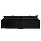 Sofá Sem Caixa Retrátil Reclinável 2,10m Carol Veludo Preto A