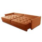 Sofá Sem Caixa Retrátil Reclinável 2,10m Carol Veludo Terraco