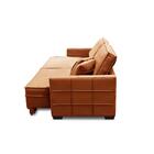 Sofá Sem Caixa Retrátil Reclinável 2,10m Karen Veludo Terraco