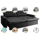 Sofá Sem Caixa Retrátil Reclinável 2,15m Cama Inbox França Ve