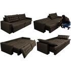 Sofá Sem Caixa Retrátil Reclinável 2,15m Cama Inbox França Ve