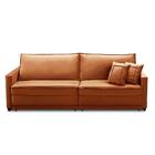 Sofá Sem Caixa Retrátil Reclinável 2,30m Cancún Veludo Terrac