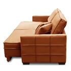 Sofá Sem Caixa Retrátil Reclinável 2,30m Cancún Veludo Terrac