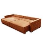 Sofá Sem Caixa Retrátil Reclinável 2,30m Cancún Veludo Terrac