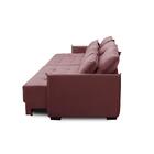 Sofá Sem Caixa Retrátil Reclinável 2,30m Carol Veludo Rosê Ad