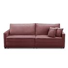 Sofá Sem Caixa Retrátil Reclinável 2,30m Karen Veludo Rosê Ad