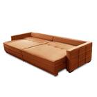 Sofá Sem Caixa Retrátil Reclinável 2,30m Karen Veludo Terraco