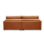 Sofá Sem Caixa Retrátil Reclinável 2,30m Karen Veludo Terraco