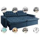 Sofá Sem Caixa Retrátil Reclinável 2,35m Cama Inbox França Ve