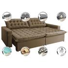 Sofá Sem Caixa Retrátil Reclinável 2,35m Cama Inbox França Ve