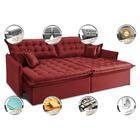 Sofá Sem Caixa Retrátil Reclinável 2,35m Cama Inbox Versátil