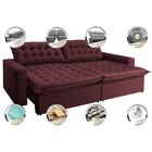 Sofá Sem Caixa Retrátil Reclinável 2,75m Cama Inbox França Ve