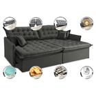 Sofá Sem Caixa Retrátil Reclinável 2,75m Cama Inbox Versátil