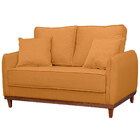 Sofa Sena 2 Lugares Base De Madeira Para Sala Hotel Linho Ter