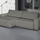 Sofá Siena - Retrátil / Reclinável 200 Cm- Veludo Chumbo