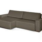 Sofá Siena - Retrátil / Reclinável 200 Cm- Veludo Marrom