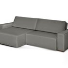 Sofá Siena - Retrátil / Reclinável 280 Cm Veludo Chumbo