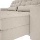 Sofá Silver 2,80m Retrátil E Reclinável Velosuede Areia - Net