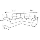 Sofá Simbal Bélgica De Canto Marrom Floral Marrom Escuro