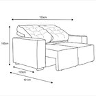 Sofá Simbal Monarca 2 Lugares