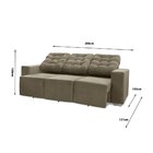 Sofá Simbal Monarca 3 Lugares