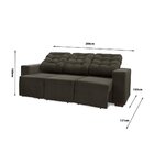 Sofá Simbal Monarca 3 Lugares