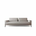 Sofá Smart 2 Lugares 180 Living Contemporâneo Mescla Bege E C