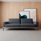 Sofá Smart 4 Lugares 240  Mescla Cinza Claro E Cinza Chumbo C