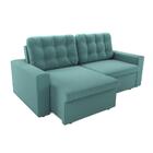 Sofá Smith Retrátil 3 Lugares Suede Suculenta 180cm Marrom