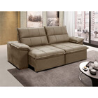 Sofá Solar Cesky 3 Lugares Retrátil E Reclinável 2,00m Gralha