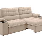 Sofá Stylus 2,10m Retrátil/reclinável Com Porta Copos E Coole