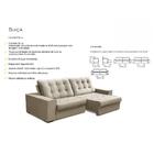 Sofá Suiça Retrátil Reclinável 2 Lugares Quarto Sala Kitnet S