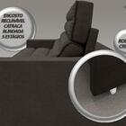 Sofá Supreme 2,10m Assento Retrátil E Reclinável Velosuede Ch