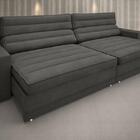 Sofá Supreme 2,10m Assento Retrátil E Reclinável Velosuede Ci