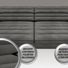 Sofá Supreme 2,10m Assento Retrátil E Reclinável Velosuede Ci