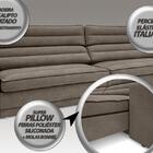 Sofá Supreme 2,10m Assento Retrátil E Reclinável Velosuede Ma