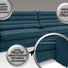 Sofá Supreme 2,10m Assento Retrátil E Reclinável Velosuede Ro