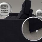 Sofá Supreme 2,30m Assento Retrátil E Reclinável Velosuede Pr