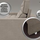 Sofá Supreme 2,50m Assento Retrátil E Reclinável Velosuede Be