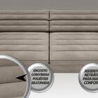 Sofá Supreme 2,50m Assento Retrátil E Reclinável Velosuede Be